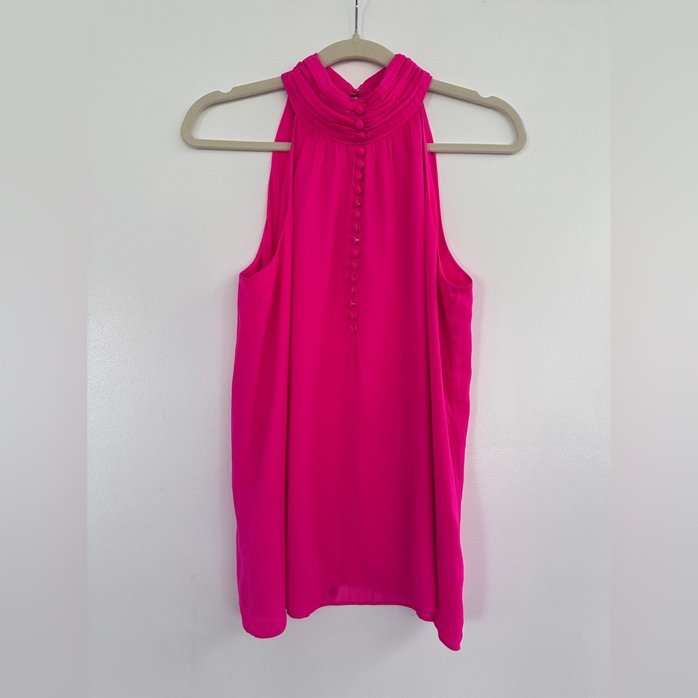 Lilly Pulitzer Pink Blouse Vibrant and Elegant